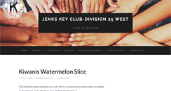 Desktop Screenshot of jenkskeyclub.org