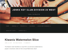 Tablet Screenshot of jenkskeyclub.org